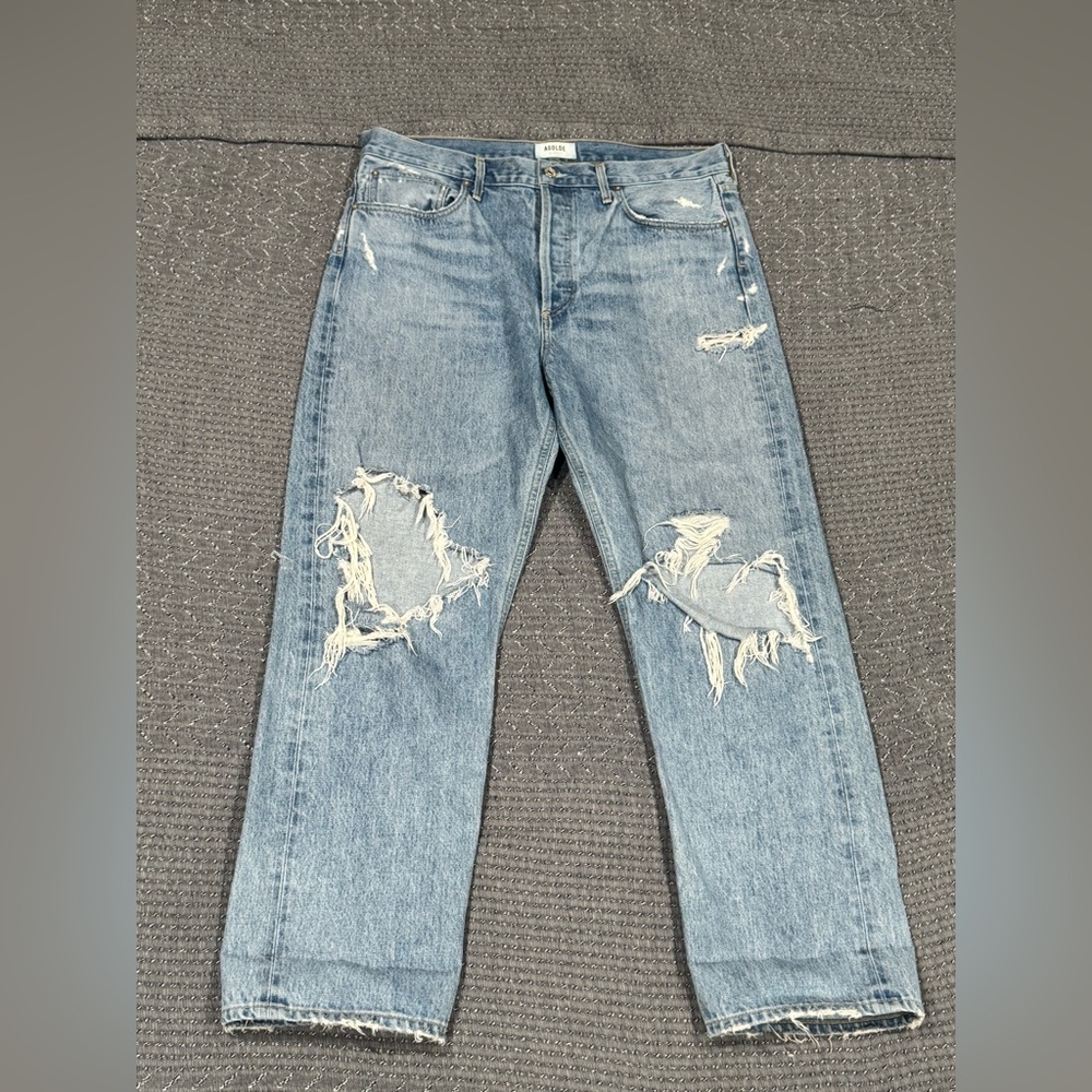 AGOLDE ripped boyfriends jeans